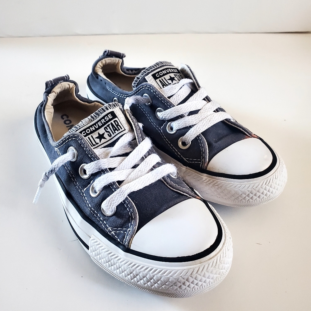 Converse Shortline Chuck Taylor Blue Canvas Sneakers Women's Size 6